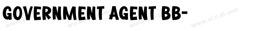 Government Agent BB字体转换